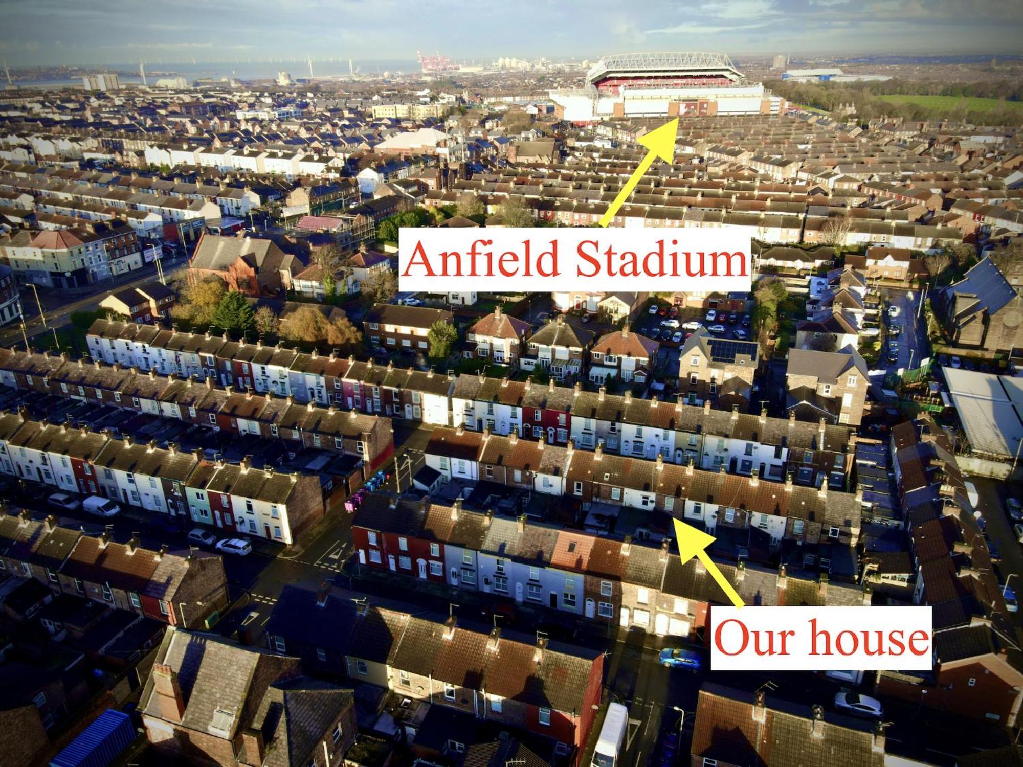Cosy Anfield Guesthouse - Free Parking Liverpool Kültér fotó